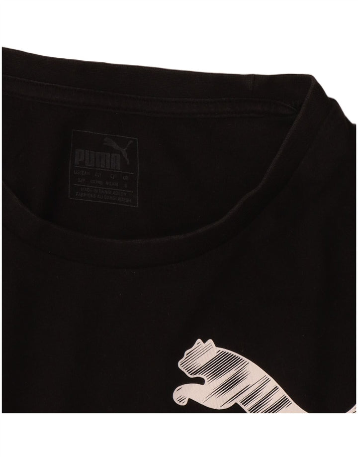 T-shirt grafica da uomo Puma Top Small Nera