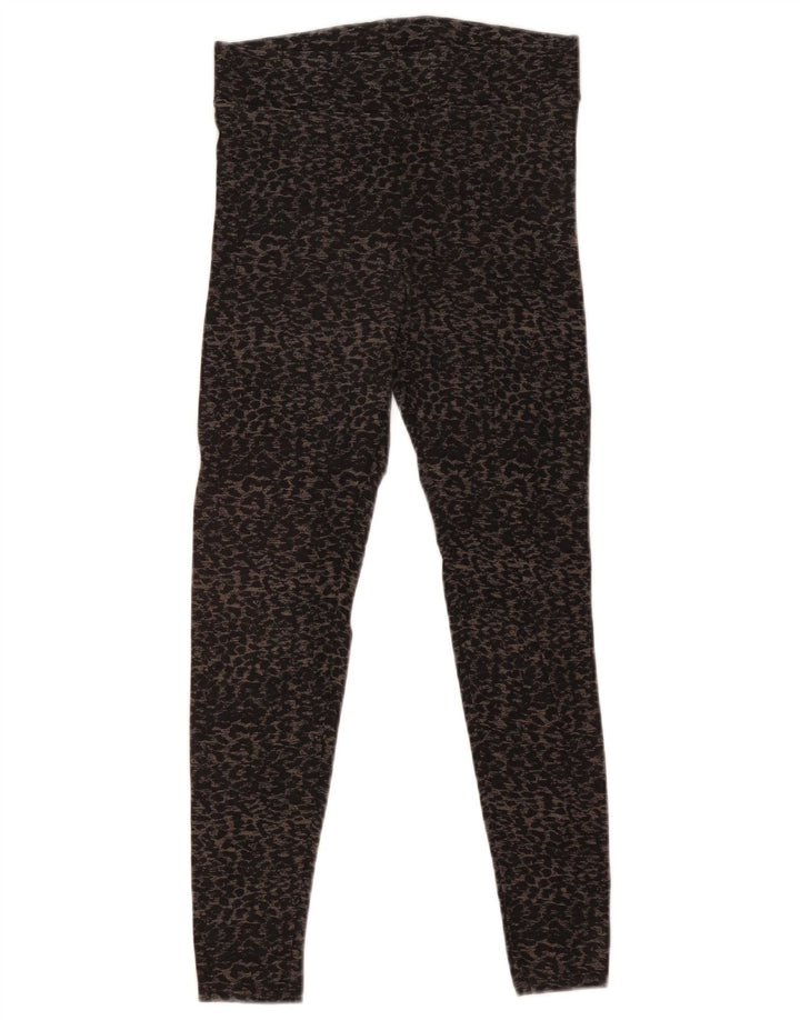 Leggings da donna Marks & Spencer UK 8 piccola stampa animalier nera