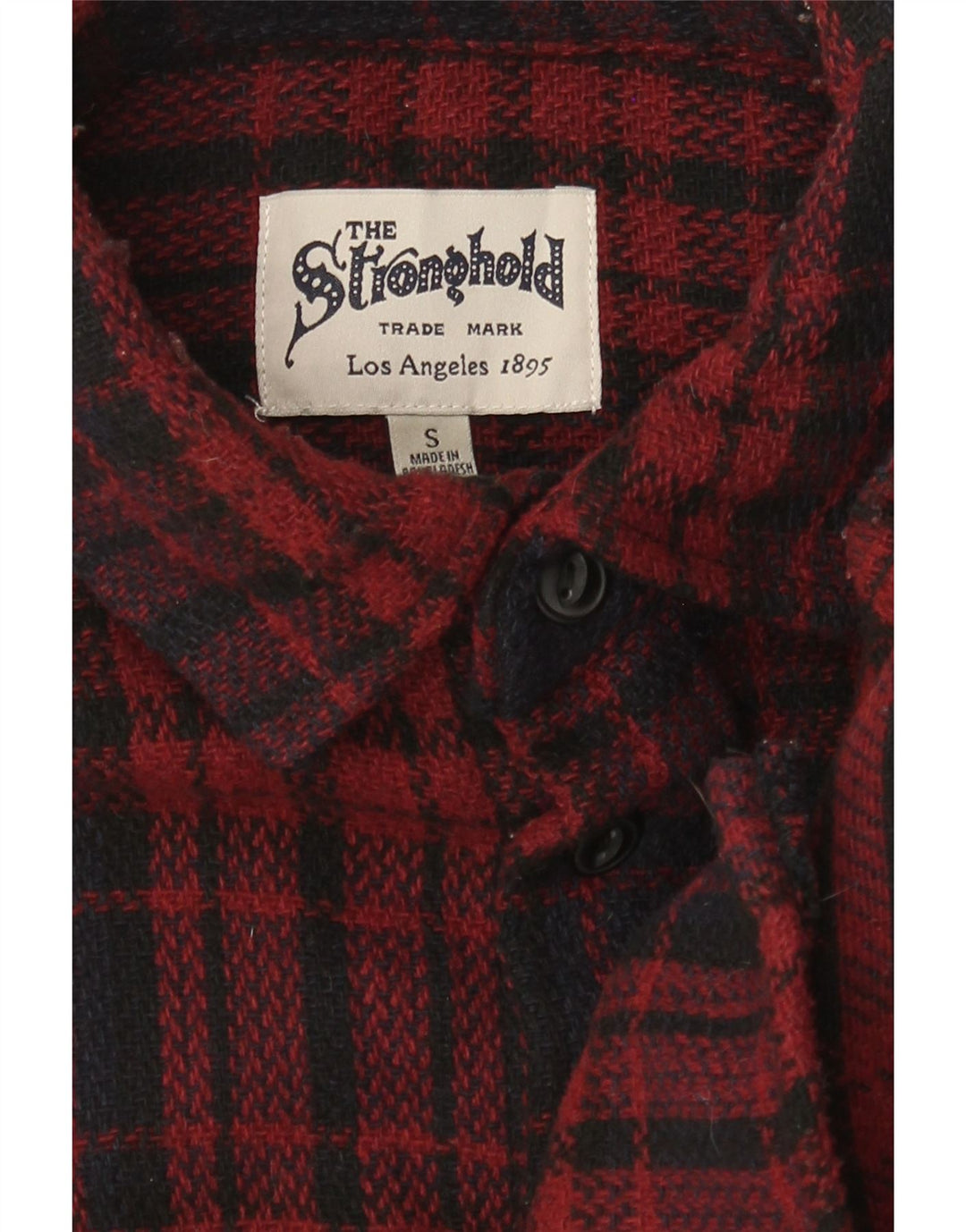 La camicia da uomo in flanella Stronghold a piccoli quadri rossi
