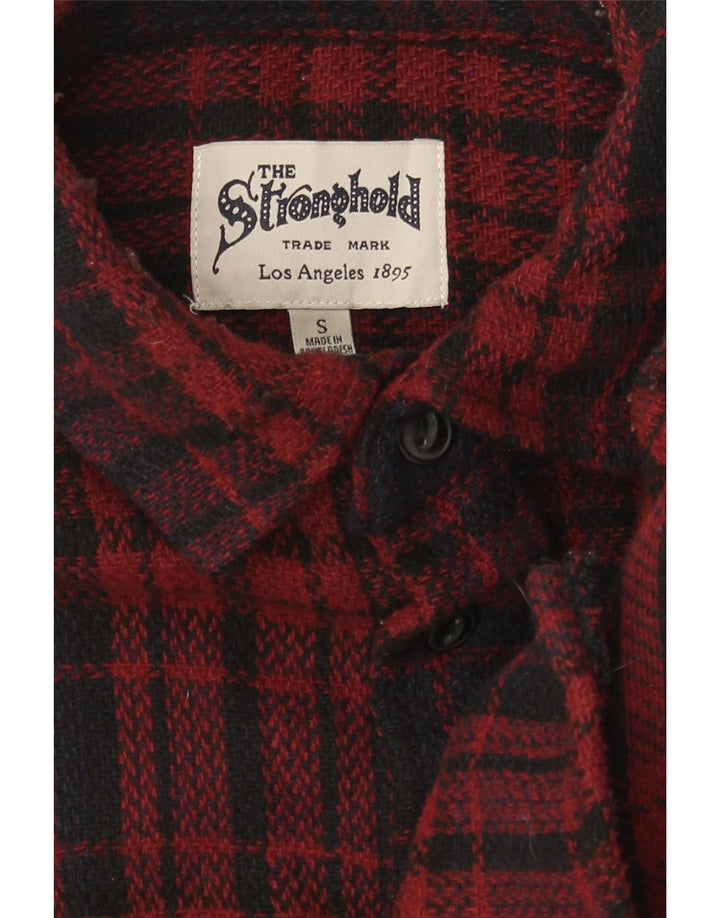 La camicia da uomo in flanella Stronghold a piccoli quadri rossi