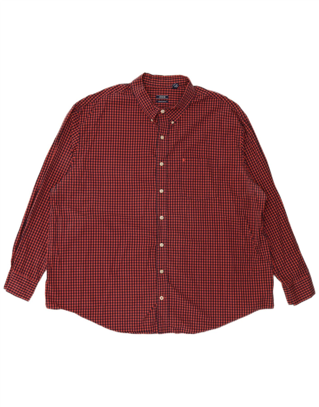 Camicia da uomo IZOD 3XL in cotone a quadretti marrone
