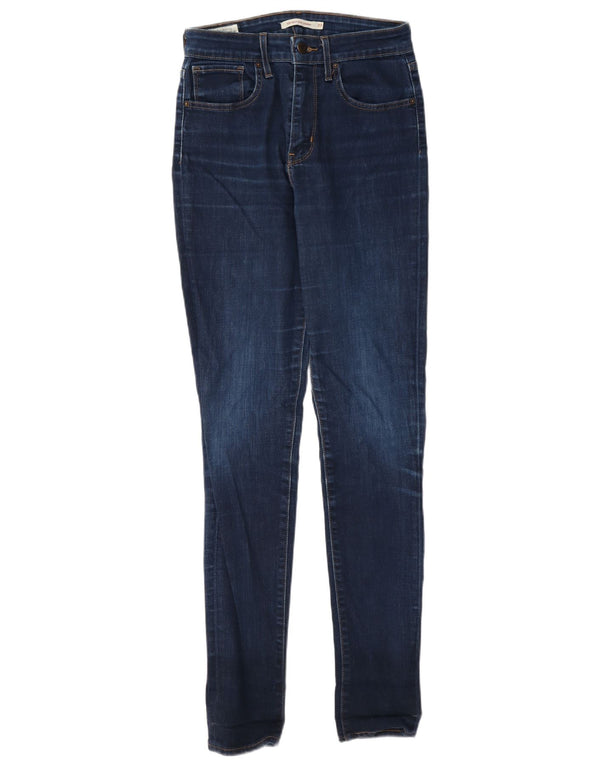 Jeans skinny a vita alta Levi's 721 da donna W27 L32 in cotone blu navy