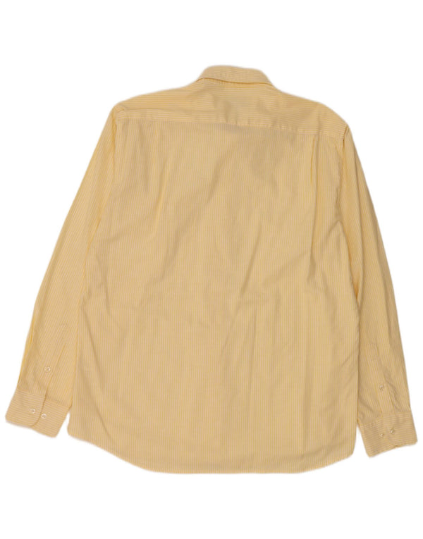 Camicia Sartoriale da Uomo Ascot Sports Grande Cotone Gessato Giallo