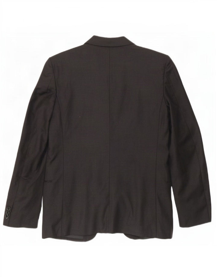Giacca Blazer 1 Bottone Uomo Valentino IT 48 Lana Vergine Grigio Medio
