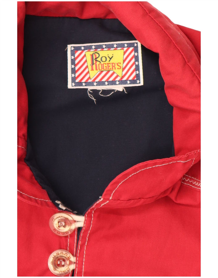 Gilet con cappuccio da uomo Roy Rogers UK 38 medio rosso