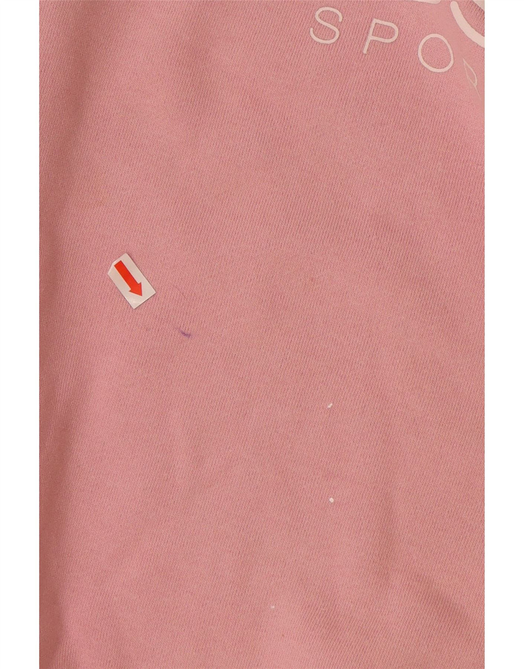 ELLESSE Felpa con grafica da donna Maglione UK 12 Cotone rosa medio