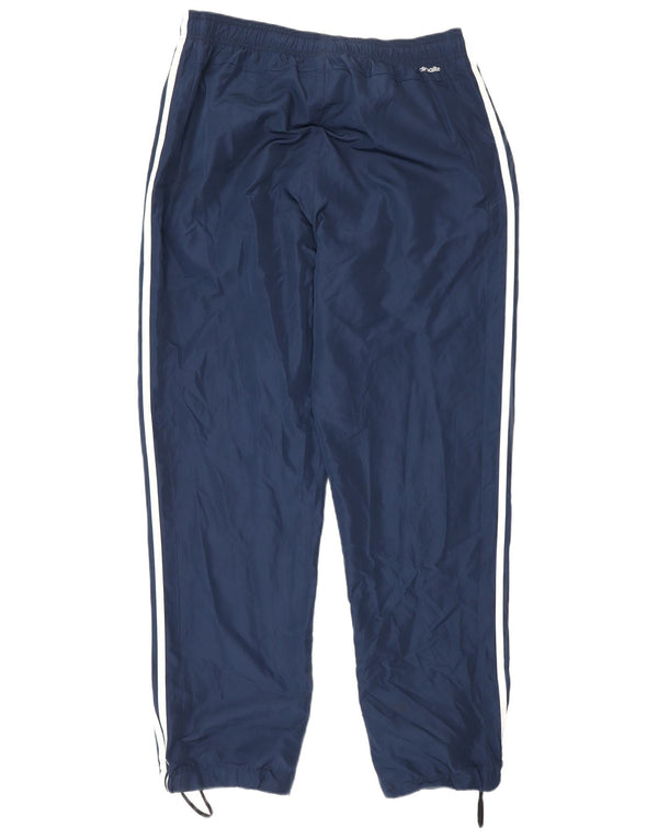 Pantaloni da tuta da uomo Adidas UK 44/46 Large Blu Navy Poliestere