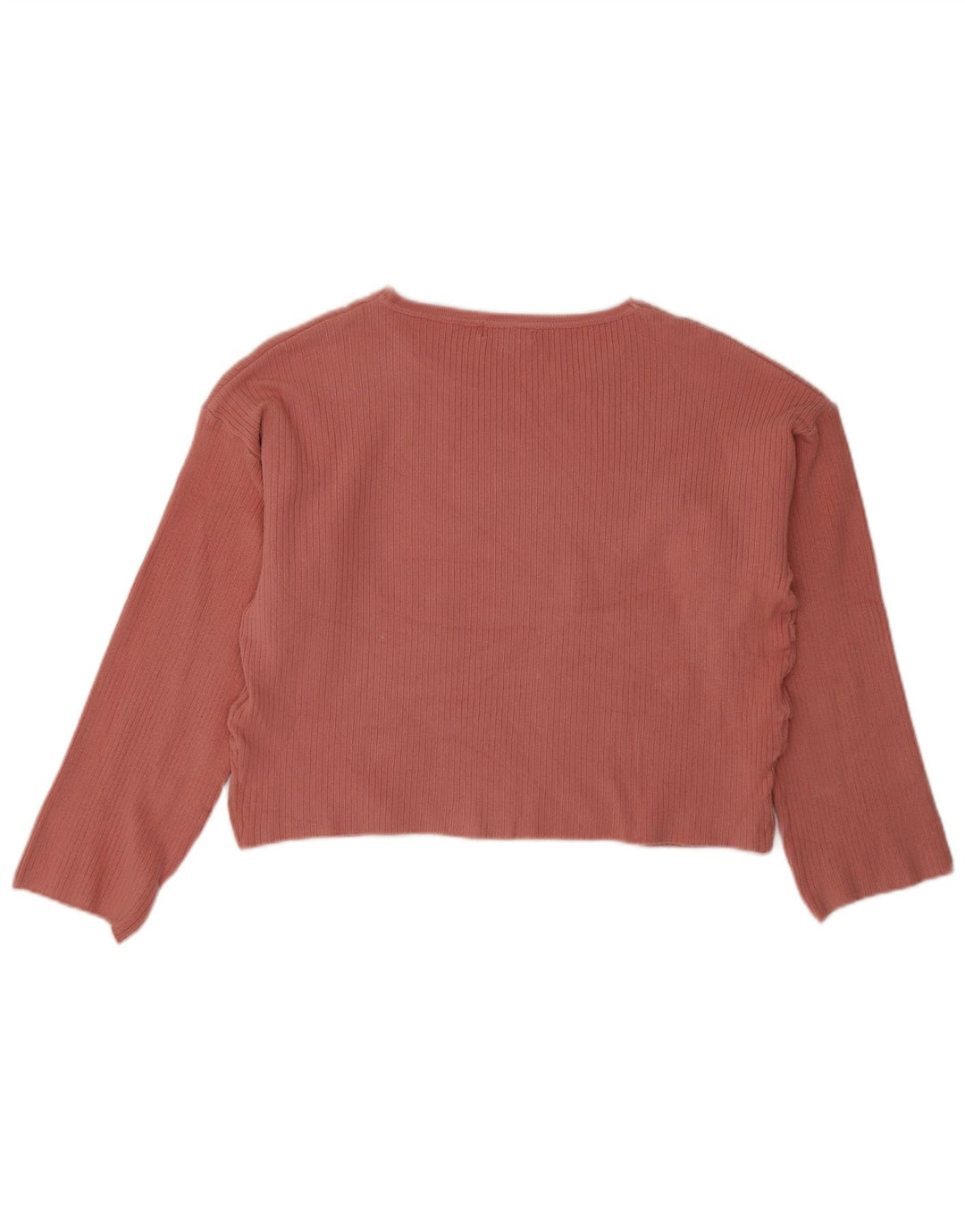 Topshop Top oversize da donna a maniche lunghe UK 10 piccolo acrilico rosa