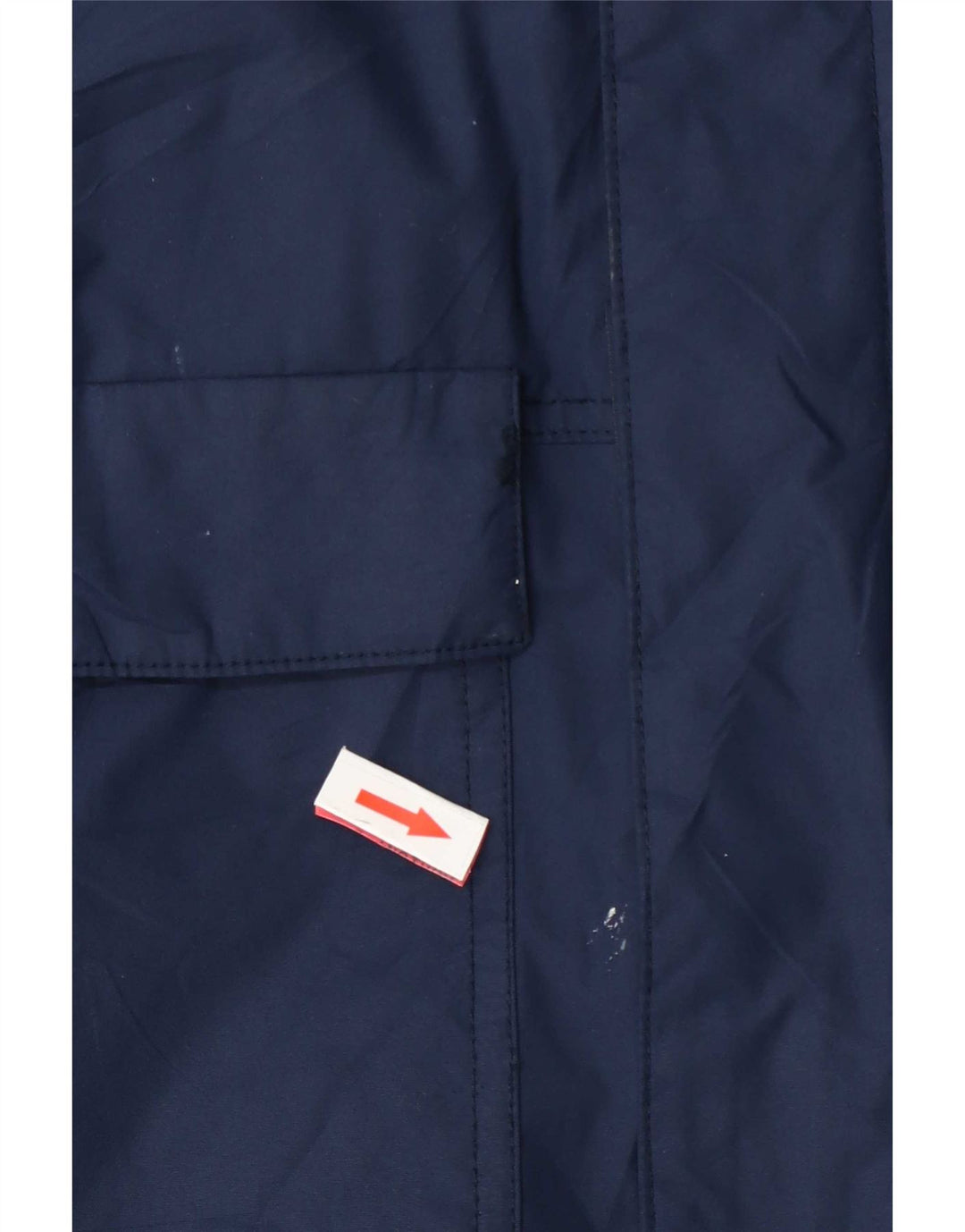 Giacca antipioggia con cappuccio da uomo Columbia UK 38 nylon blu navy medio