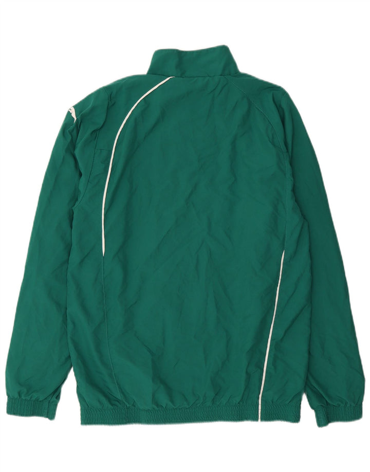 Giacca da tuta da ragazzo Puma 15-16 anni in poliestere verde