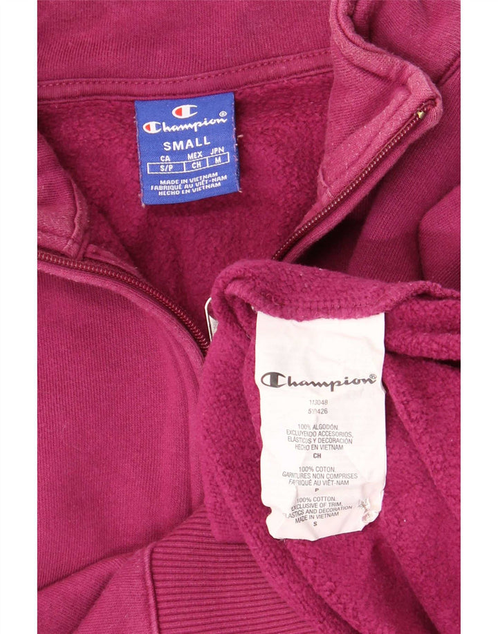 Felpa corta oversize da donna Champion, maglione UK 10 piccolo marrone