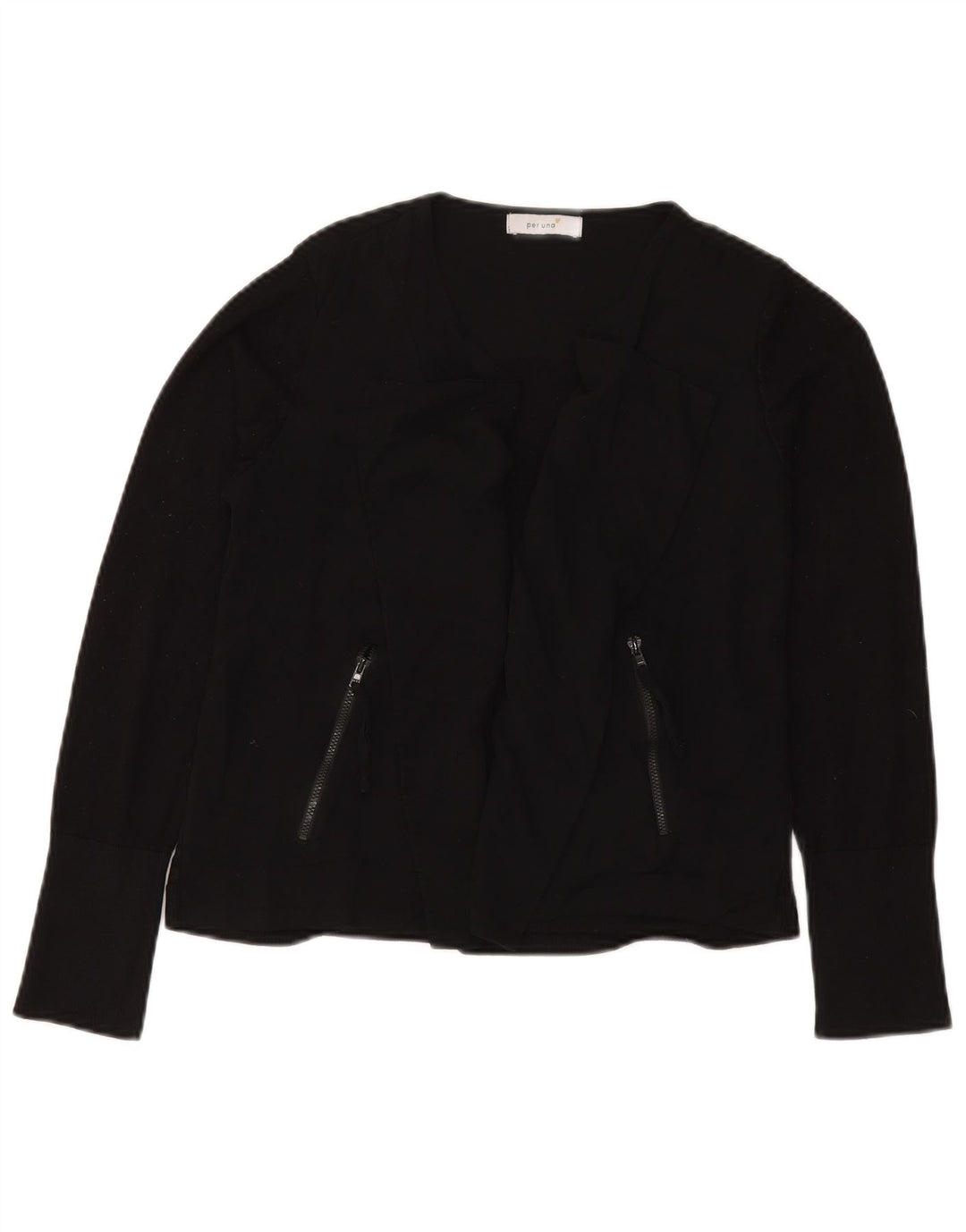 Top cardigan Marks & Spencer da donna Per Una UK 12 viscosa nera media
