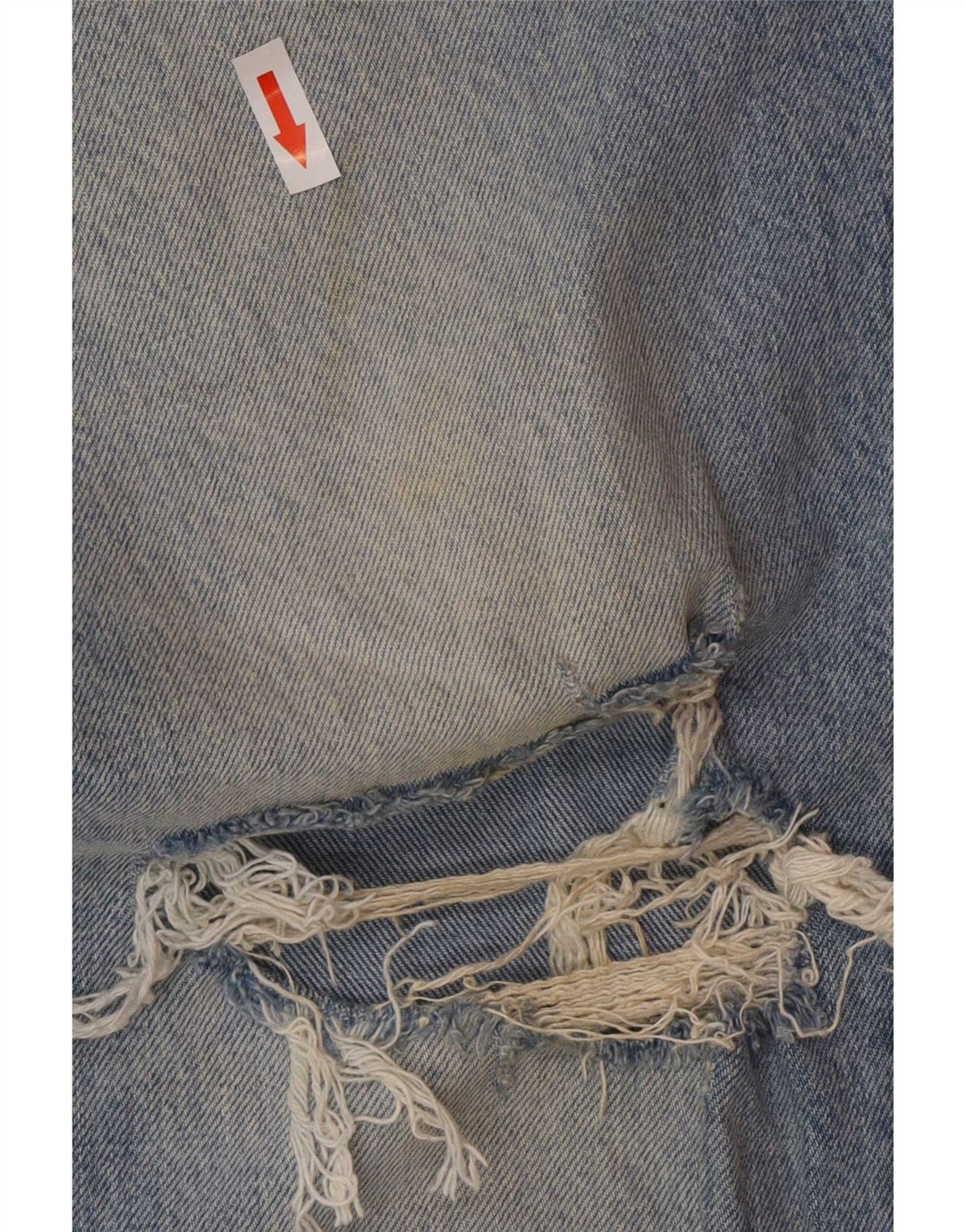 Jeans affusolati effetto consumato Zara da donna EU 42 Large W32 L30 Blu