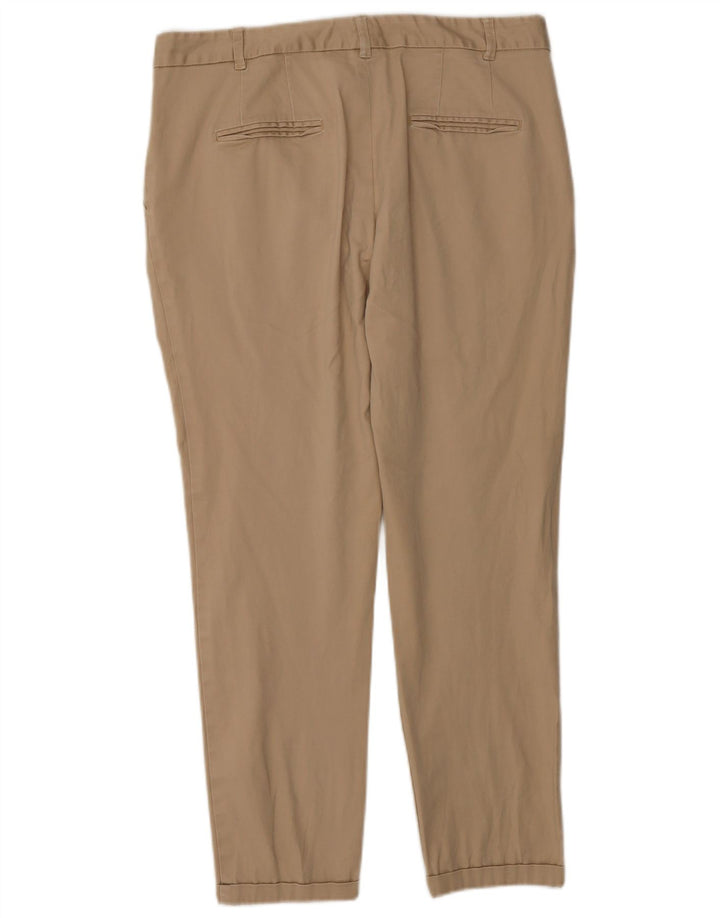 Pantaloni chino slim da donna Zara EU 40 medi W30 L25 Beige