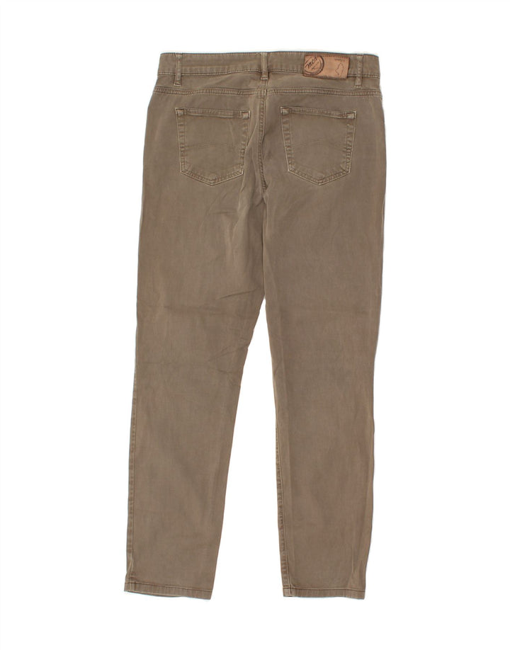 MARLBORO CLASSICS Womens Slim Casual Trousers W30 L30 Grey Cotton Vintage Marlboro Classics and Second-Hand Marlboro Classics from Messina Hembry 