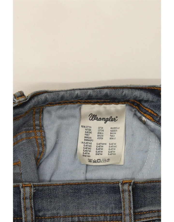 Jeans dritti elasticizzati Texas Wrangler da uomo W34 L30 cotone blu