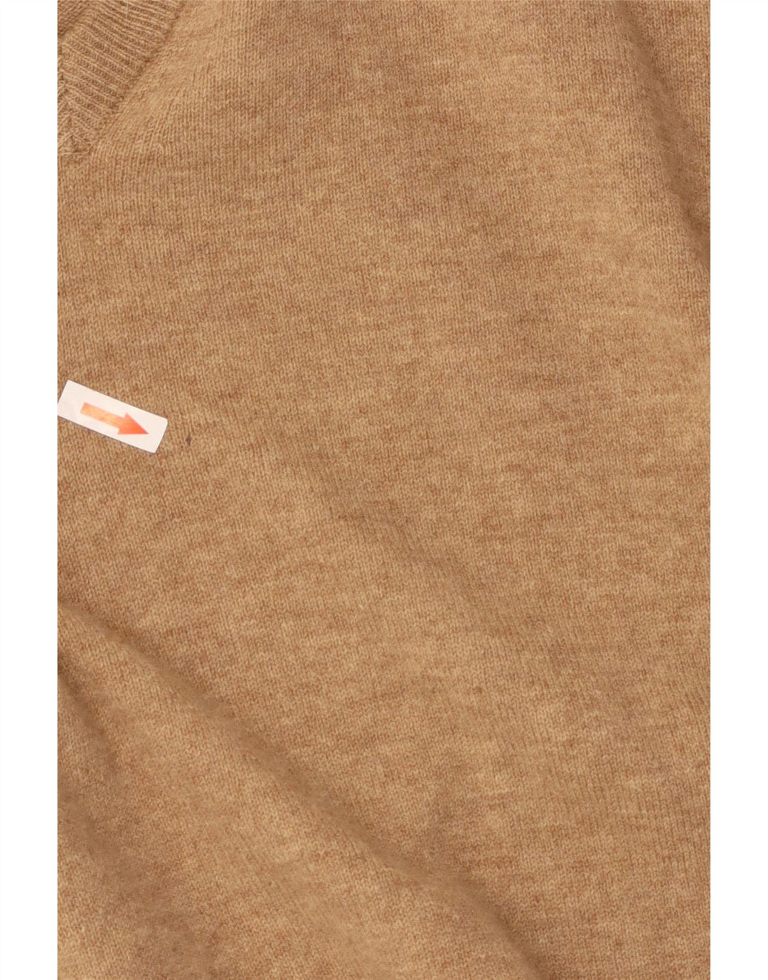 Massimo Dutti Maglione da uomo con scollo a V XL in lana beige