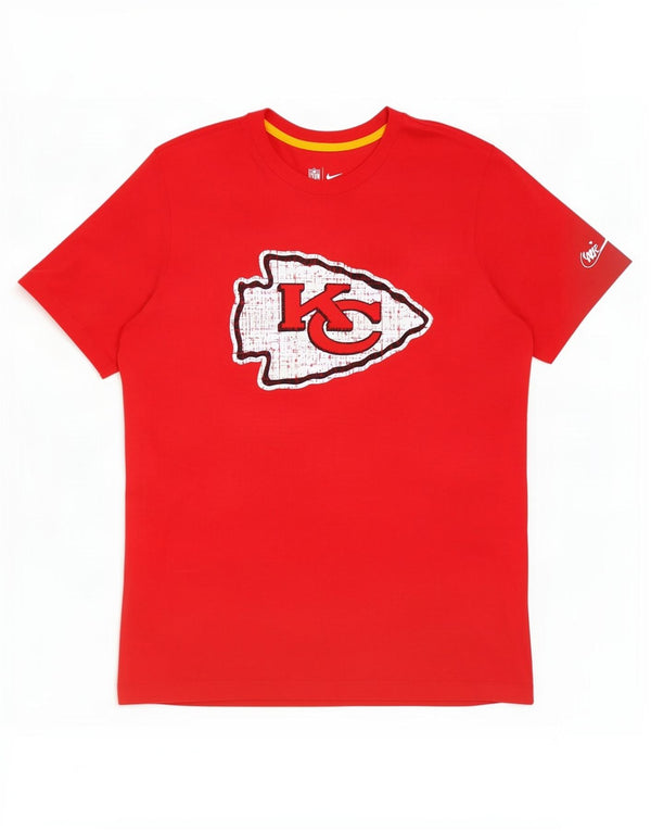 T-shirt grafica da uomo Nike Kansas City Chiefs XL rossa in poliestere