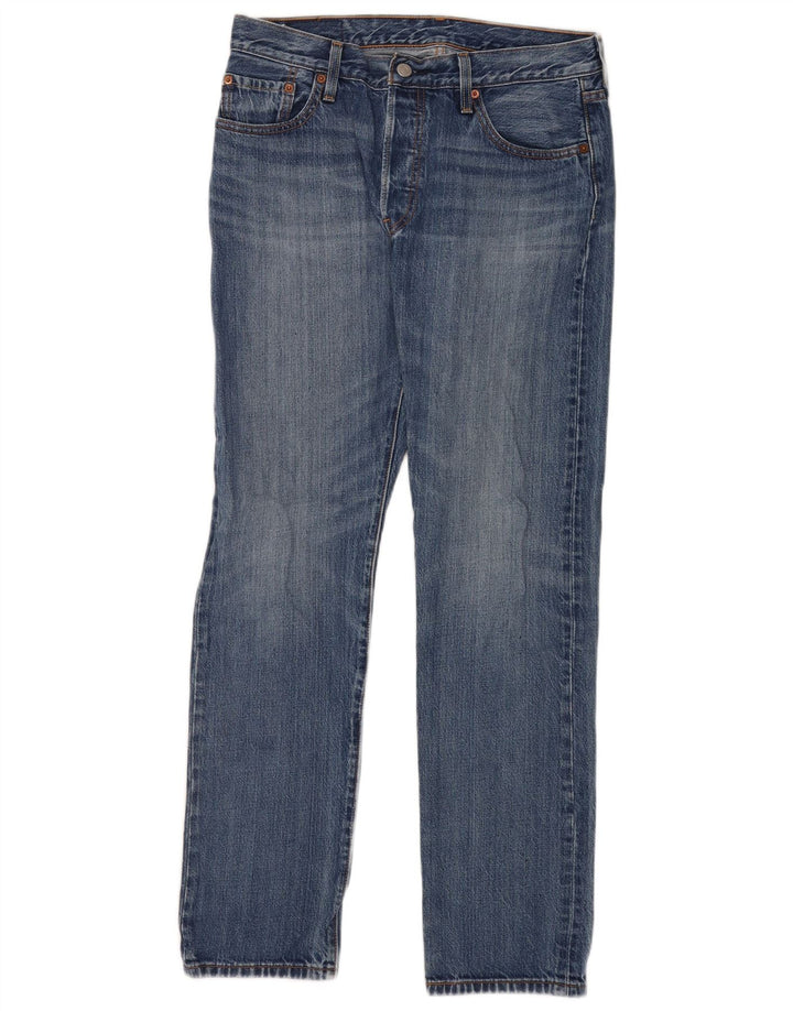 Jeans dritti da donna Levi's W29 L32 cotone blu