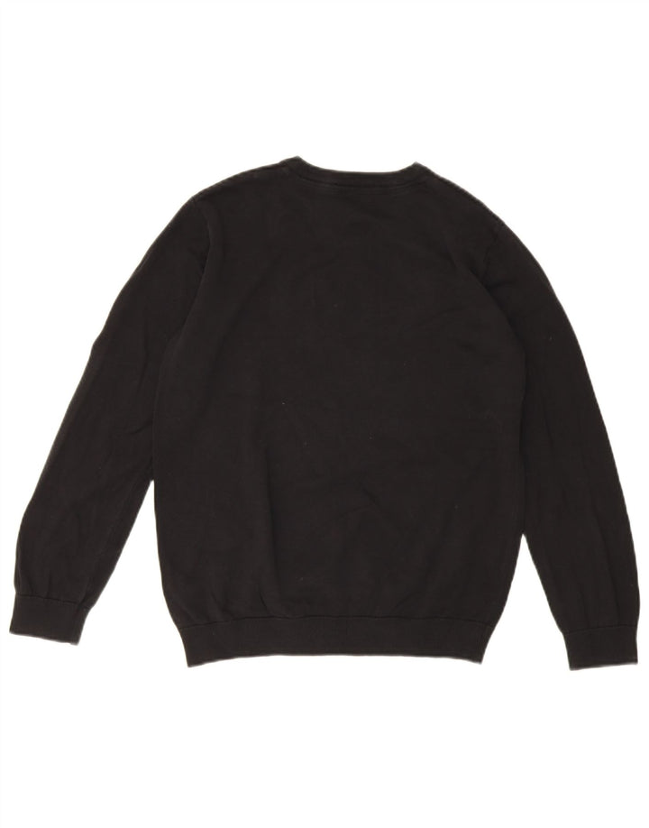Maglione Marks & Spencer da bambino con scollo a V 13-14 anni in cotone nero