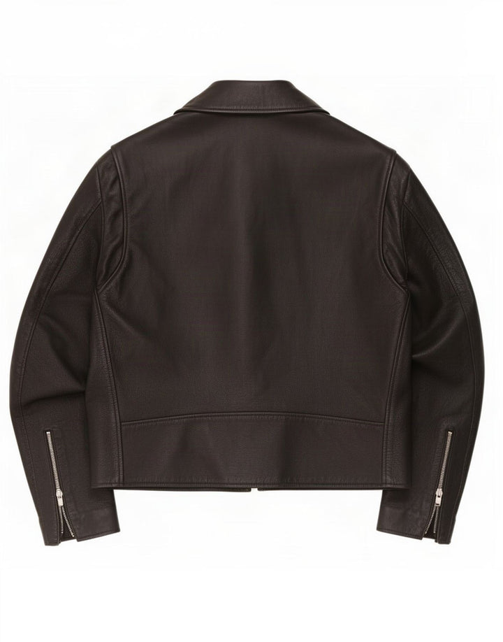 Giacca da motociclista in pelle da uomo Highway 1 taglia 58 3XL nera