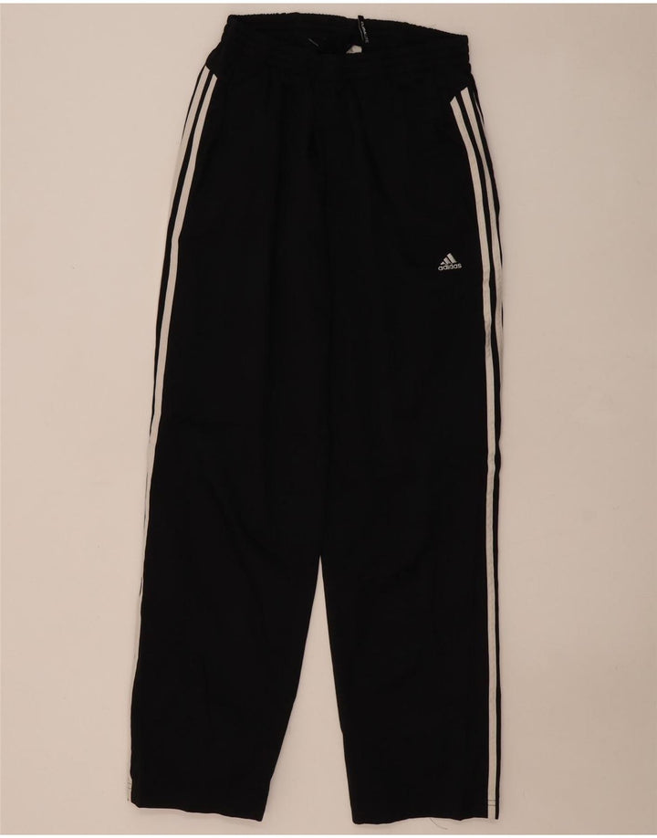 Pantaloni da tuta Adidas Climalite da uomo medio poliestere nero
