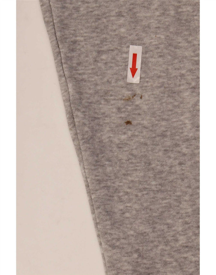 Giacca da ginnastica da uomo Adidas XL in cotone chiazzato grigio