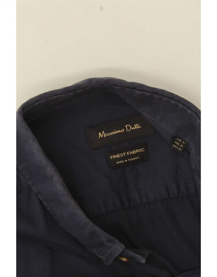 Camicia da uomo Massimo Dutti XL Blu navy
