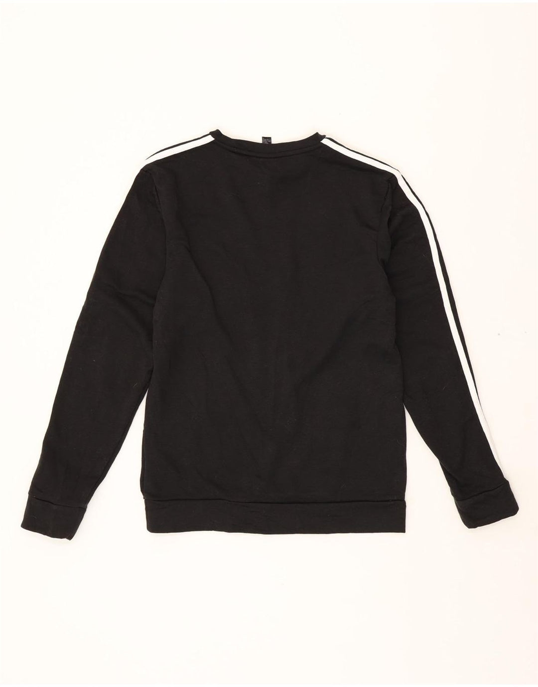ADIDAS Mens Sweatshirt Jumper Small Black Polyester Vintage Adidas and Second-Hand Adidas from Messina Hembry 