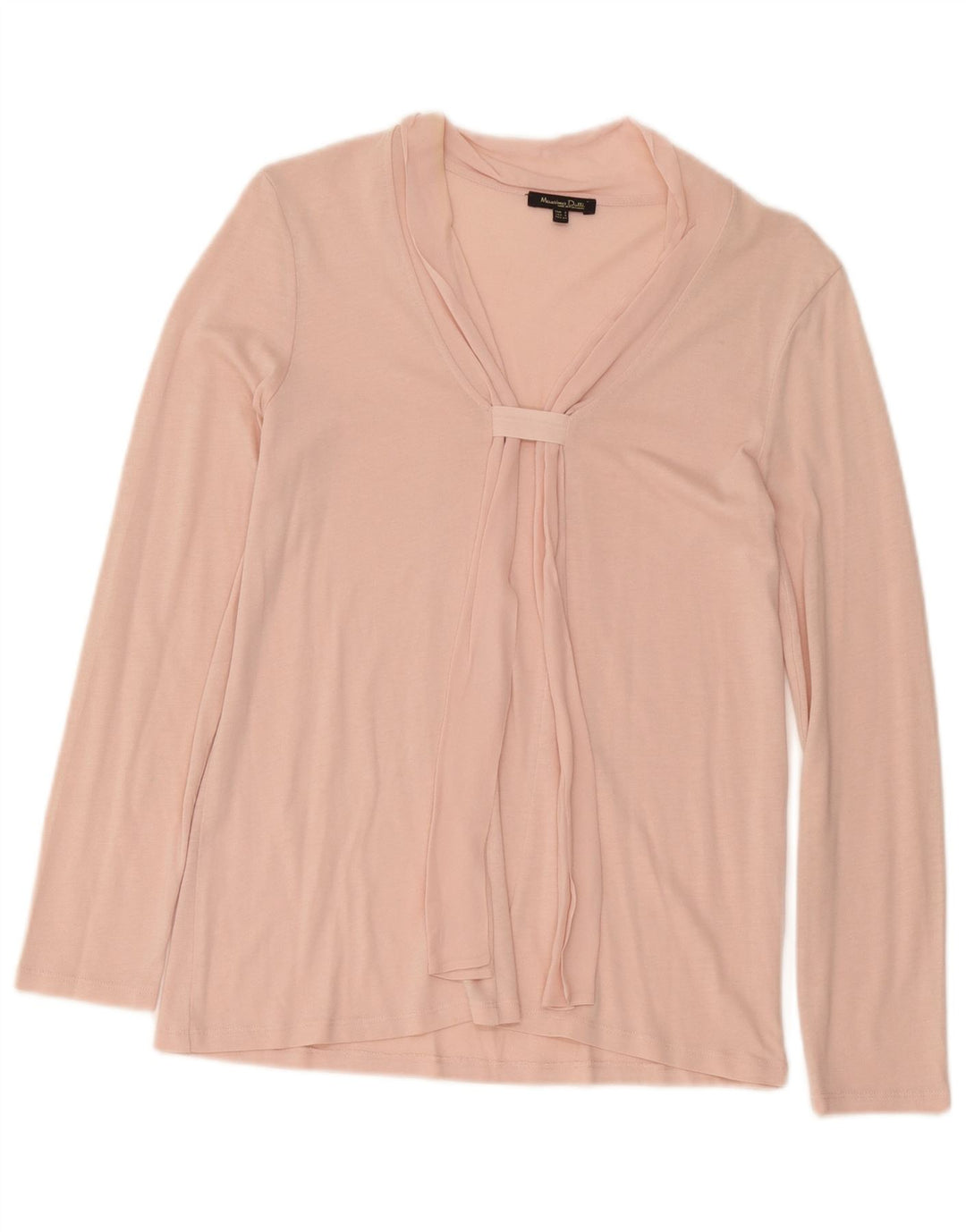 Massimo Dutti Camicetta a maniche lunghe da donna Top UK 10 Small Rosa