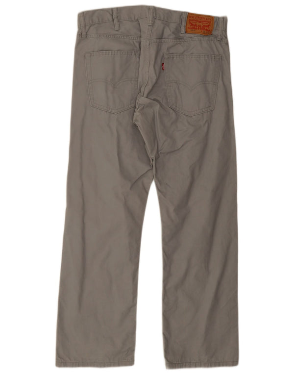 Levi's Uomo 514 Pantaloni casual dritti W38 L30 Cotone grigio