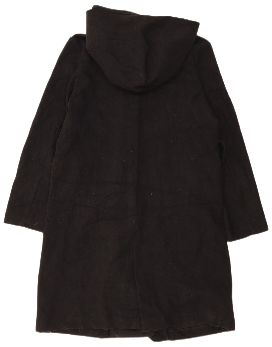 Soprabito oversize con cappuccio da donna ZARA UK 6 XS nero