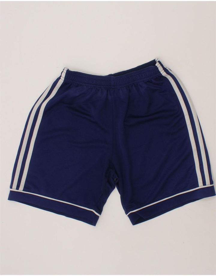 ADIDAS Boys Climalite Sport Shorts 11-12 Years  Navy Blue Polyester Vintage Adidas and Second-Hand Adidas from Messina Hembry 