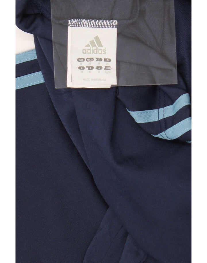Pantaloni da tuta da donna Adidas UK 14 poliestere blu navy medio