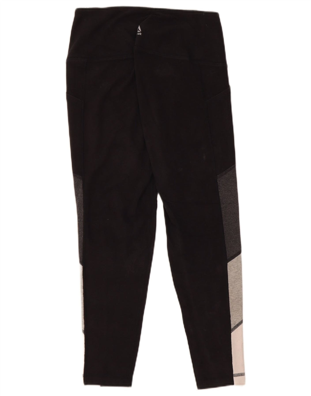 Leggings REEBOK da donna UK 10 Small in cotone color block nero