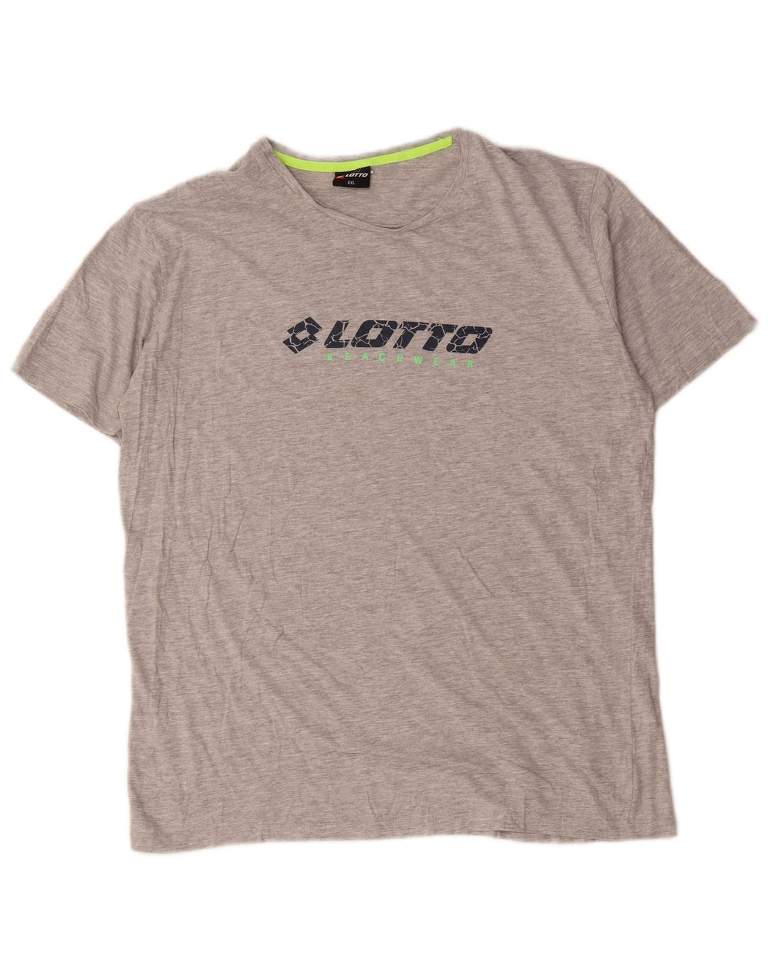 T-shirt grafica da uomo Lotto Top 2XL Grigio chiazzato