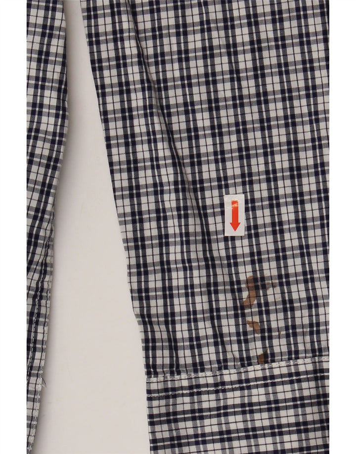 Camicia Tommy Hilfiger per ragazzi 15-16 anni in cotone a quadri blu navy