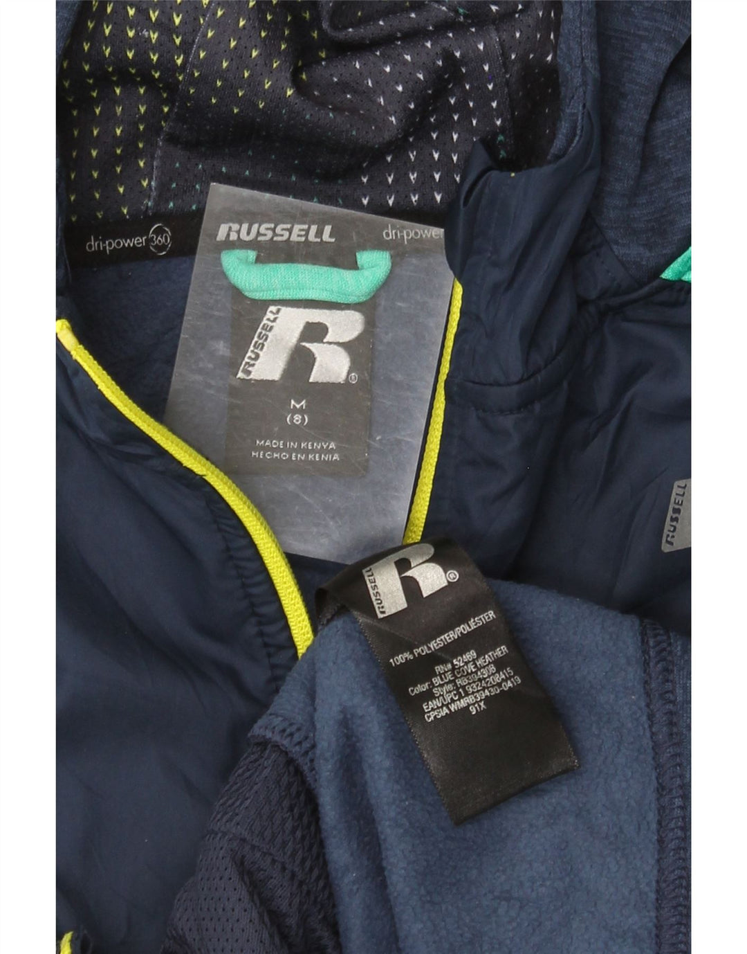 Giacca da tuta da ragazzo RUSSELL ATHLETIC 7-8 anni medio blu navy