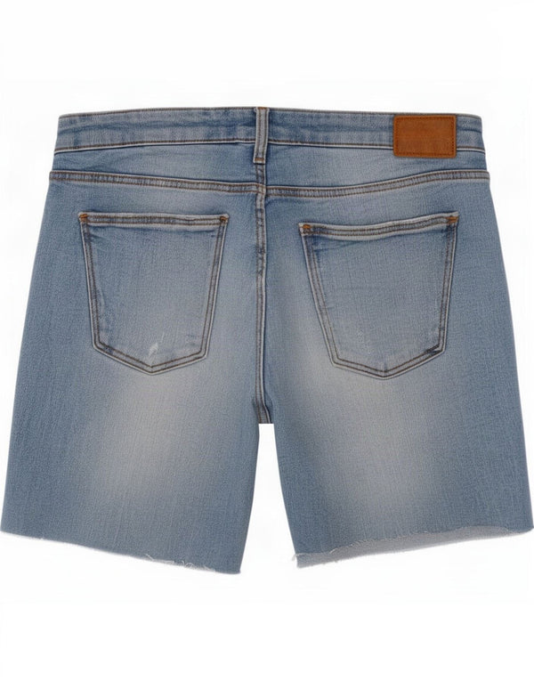 Pantaloncini di jeans da donna Zara EU 42 Large W32 Blu