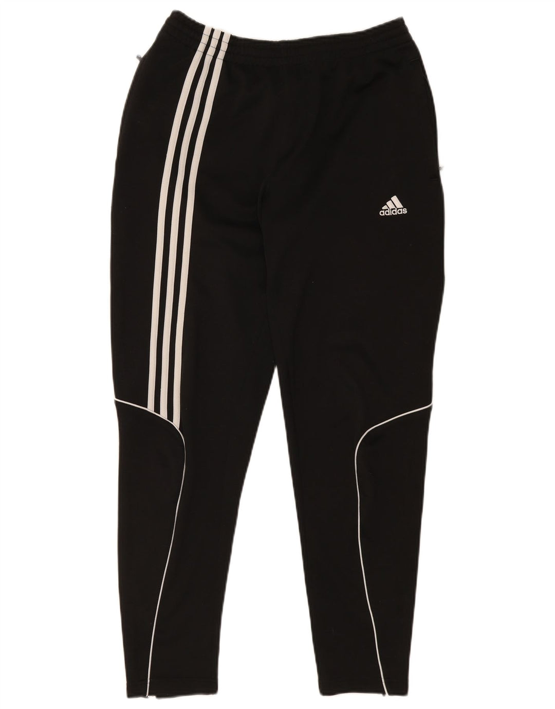Pantaloni da tuta da donna Adidas UK 14 Large Nero Poliestere