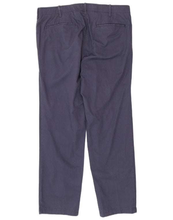 Pantaloni chino dritti da uomo Gap W38 L32 in cotone blu navy