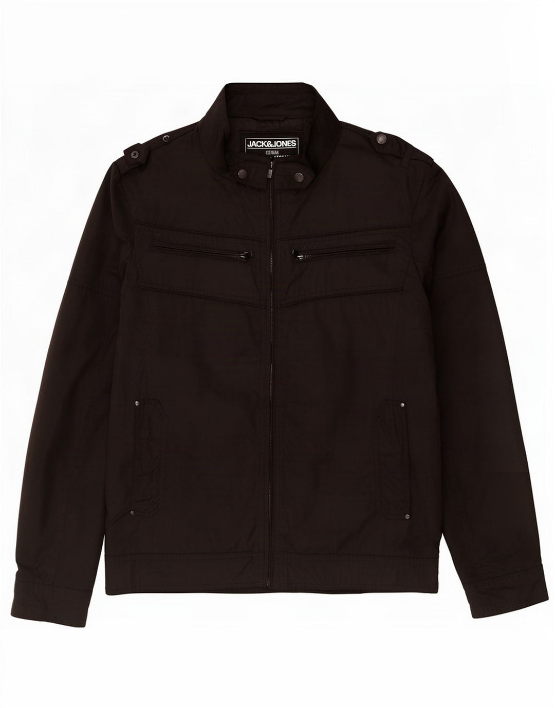 Jack & Jones Giacca militare da uomo UK 40 Large Nero Poliestere