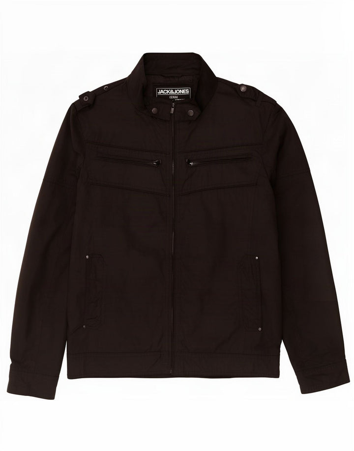 Jack & Jones Giacca militare da uomo UK 40 Large Nero Poliestere