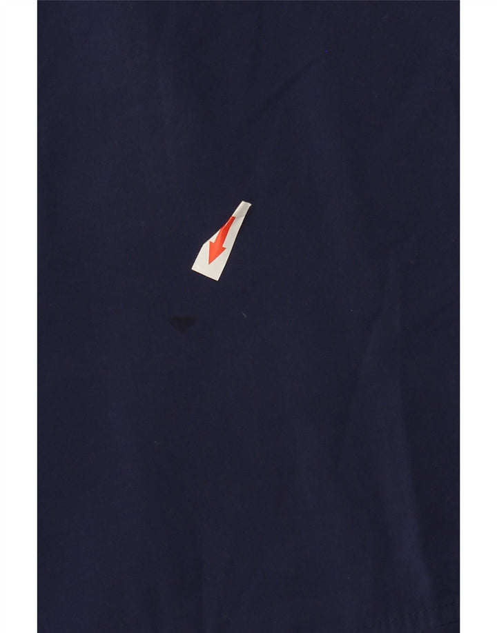 Pantaloncini sportivi da uomo Adidas medi in poliestere blu navy