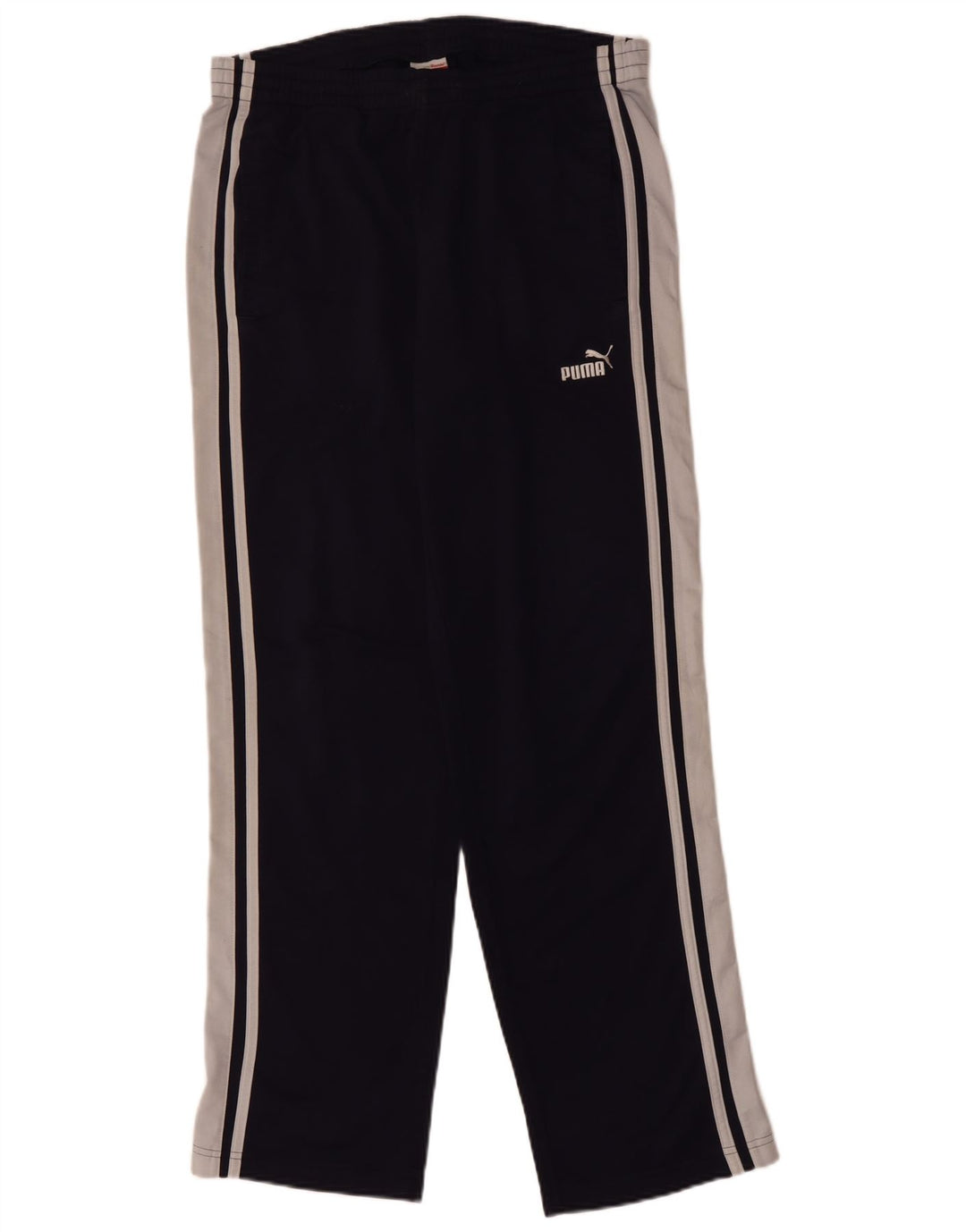 Pantaloni da tuta PUMA da uomo in poliestere color block medio blu navy