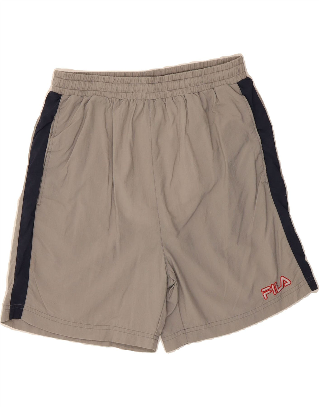 FILA Mens Sport Shorts Medium  Grey Colourblock Vintage Fila and Second-Hand Fila from Messina Hembry 