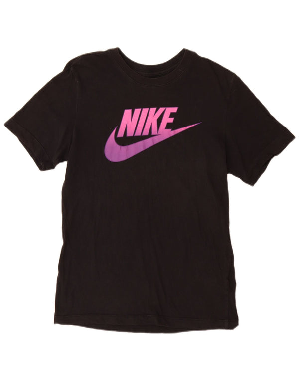 T-shirt grafica da uomo Nike Top Small in cotone nero