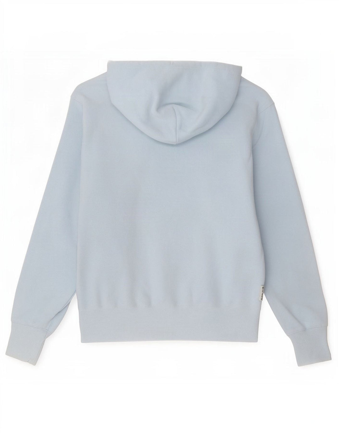 Maglione con cappuccio grafico da uomo Champion in cotone blu medio