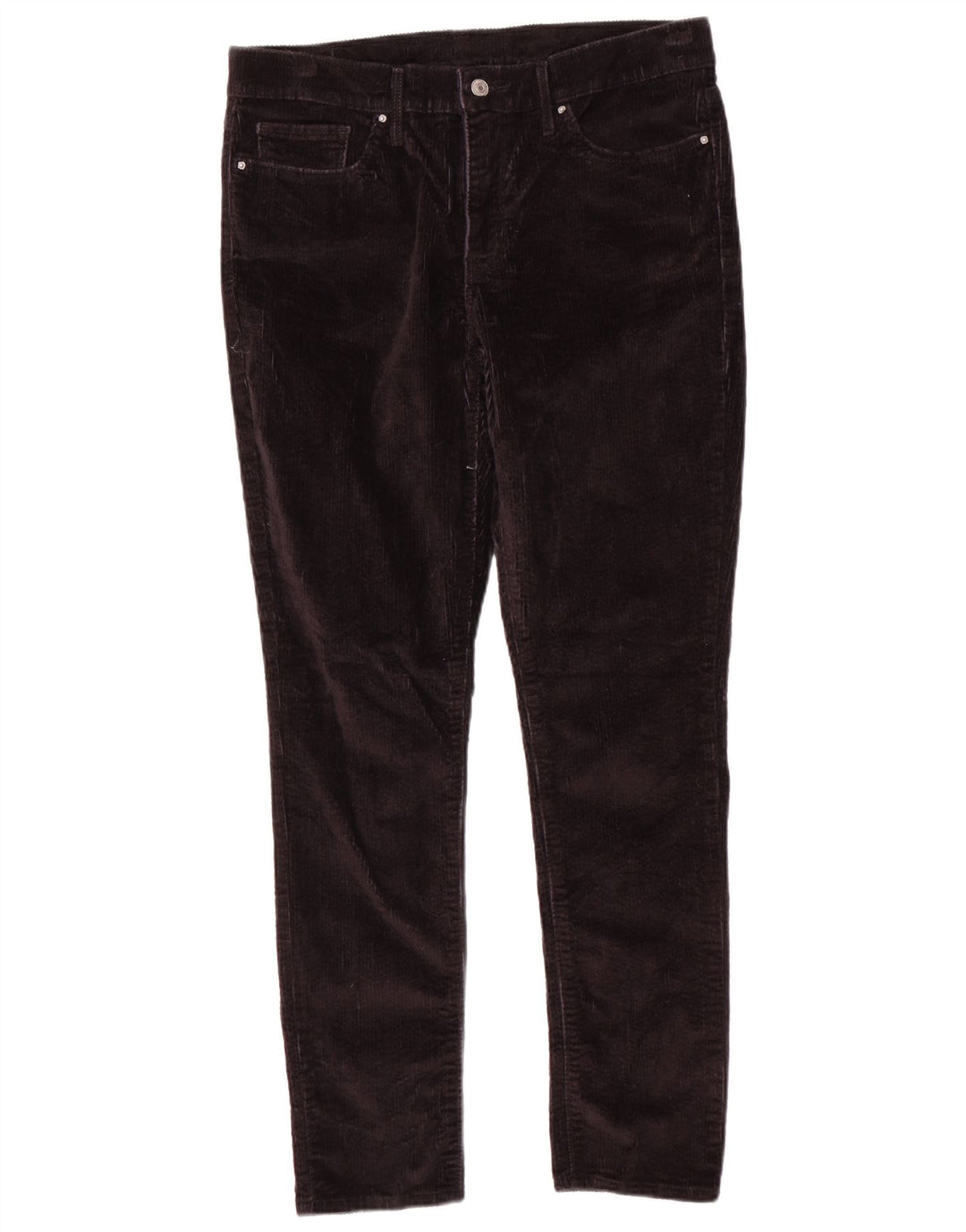 Pantaloni slim in velluto a coste da donna LEVI'S W34 L30 neri