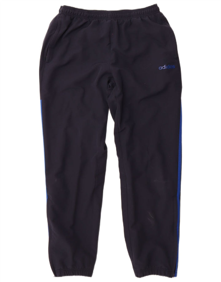 Pantaloni da tuta da uomo Adidas Joggers grandi in poliestere blu navy